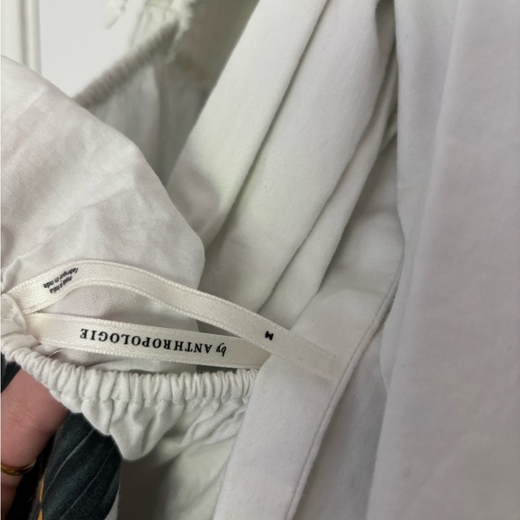 Anthropologie floral ruffle sleeve open back mini dress size Medium - Picture 6 of 6